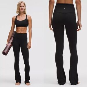 Lululemon Align High-Rise Mini Flare Pant Black Size 6 Regular